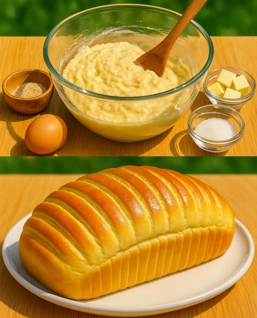 Cloud Soft Condensed Milk Bread Recipe