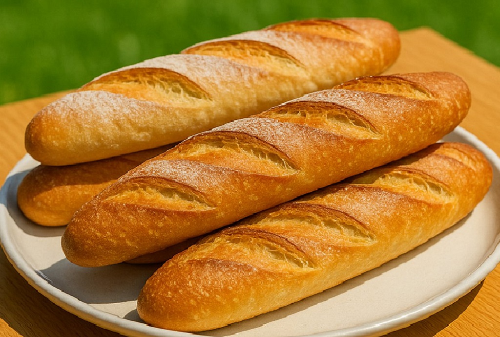 Homemade Golden Crust Baguette Recipe